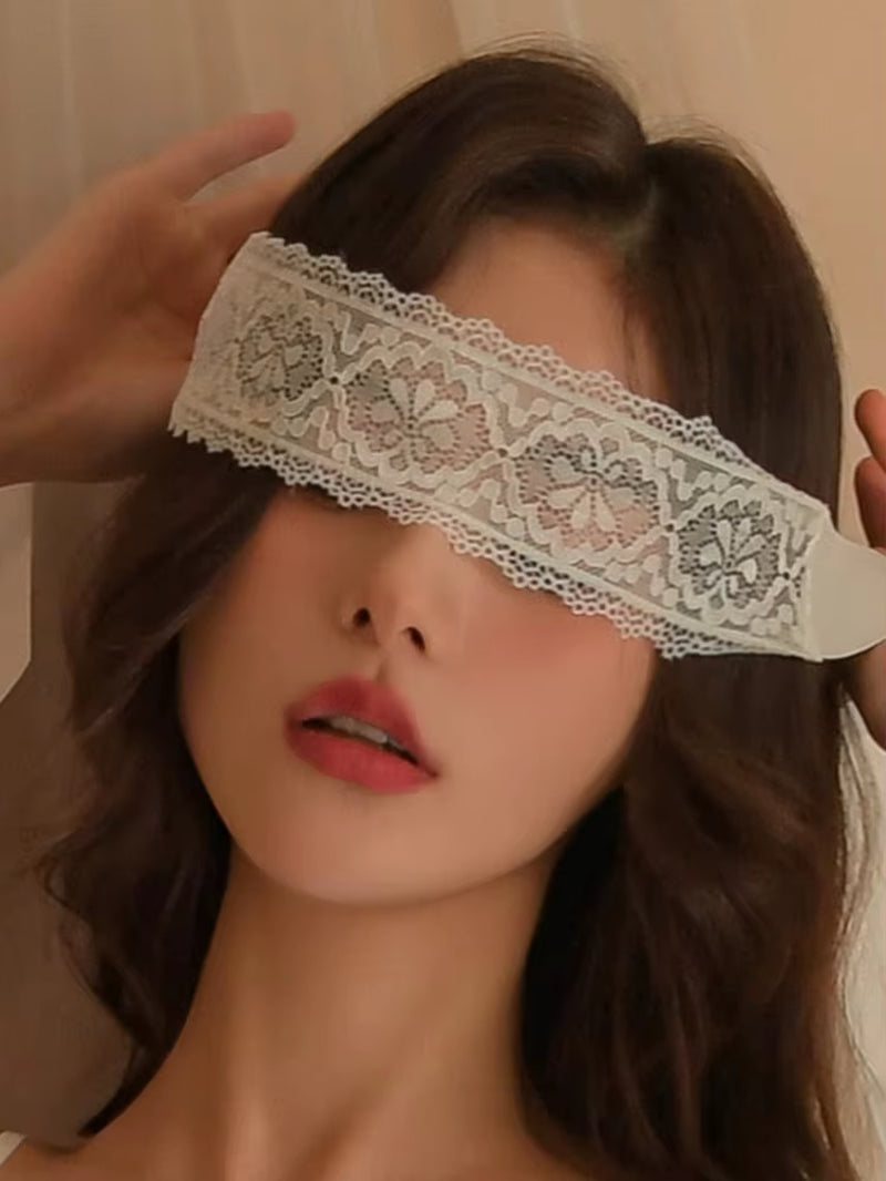 Lace Eye Mask Bondage Fancy Sleeping Mask Sexy Blindfold for Party