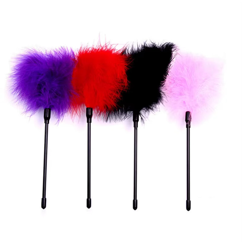 Bdsm Tease Feather Tickler Soft Erotic Sex Game Toy for Couples Adult Party Valentines Gift Flirt Bondage Gear