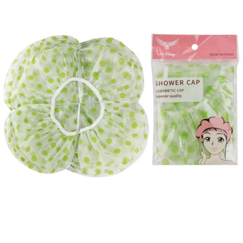 Wholesale Durable Adjustable Printed Waterproof Reusable Shower Cap for Women - Perfect for Spa