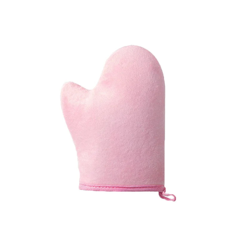 Self Tanning Mitt Glove Reusable Body Face Bath Cleaning Tools Back Tan Applicator Exfoliating Tan Removal Mitt