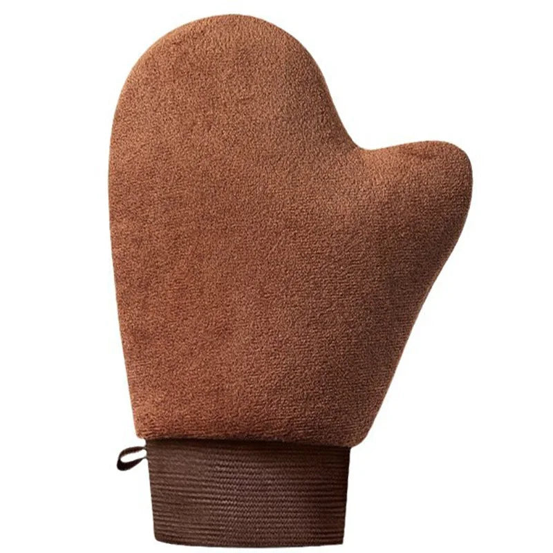 Self Tanning Mitt Glove Reusable Body Face Bath Cleaning Tools Back Tan Applicator Exfoliating Tan Removal Mitt