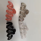 Coffret Tendance coréenne – 9 accessoires : 4 pinces vagues, 1 pince bohème, 4 élastiques
