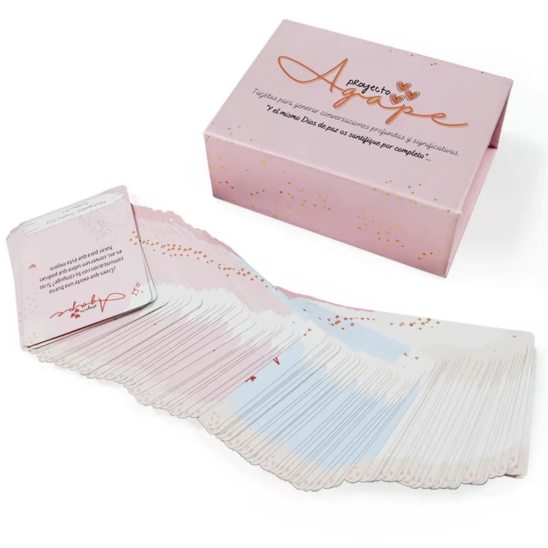 Factory Wholesale Card Game Custom Printing Design LOGO Pink Magnetic Box Adult Card Games with Specification