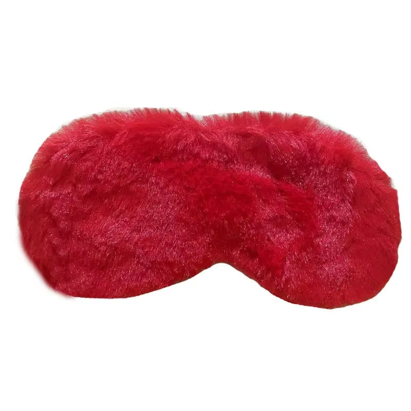 Sleeping Mask Sleeping Blindfold Soft Plush Eye Masks Cute Love Cloud Eye Cover Plush Mask Eyepatch Nap Health Eye Cover