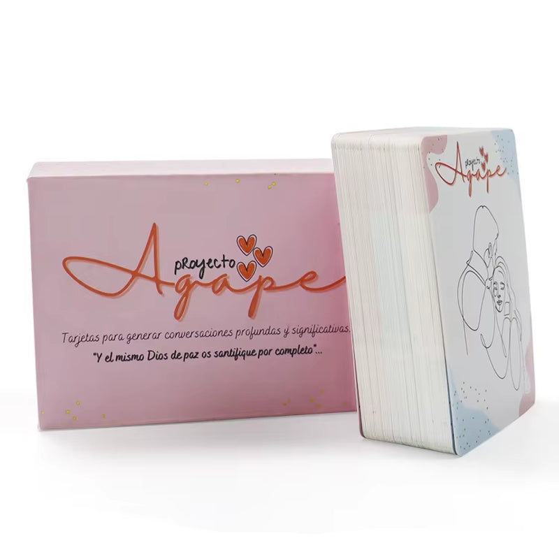 Factory Wholesale Card Game Custom Printing Design LOGO Pink Magnetic Box Adult Card Games with Specification