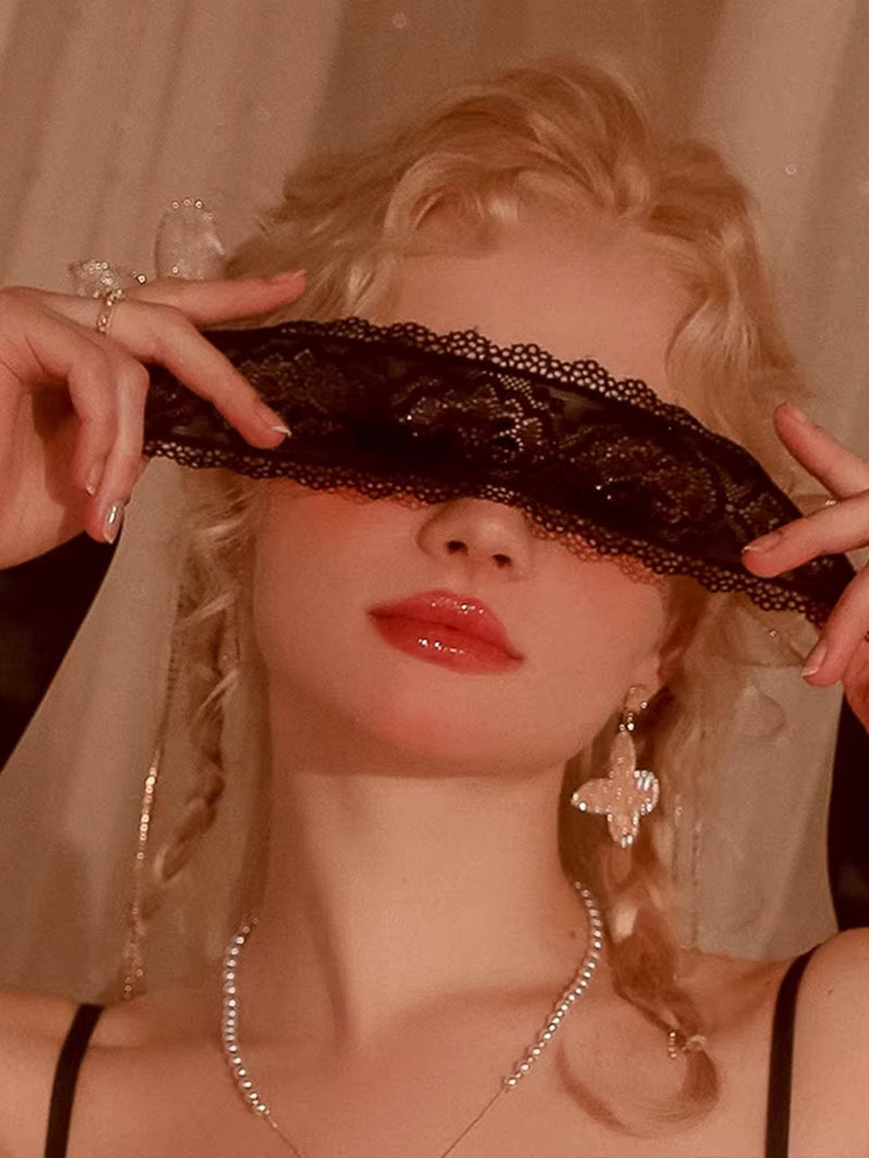 Lace Eye Mask Bondage Fancy Sleeping Mask Sexy Blindfold for Party