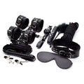 Adult Couple Restraint Fetish Sex Toys Leather 10PCS Set BDSM Bondage Kit