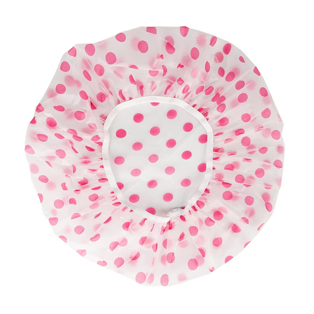 4C Large EVA Shower Hat Bathing Reusable Comfortable Hair Protector Bath Cap Durable Adult Elastic Waterproof Shower Cap