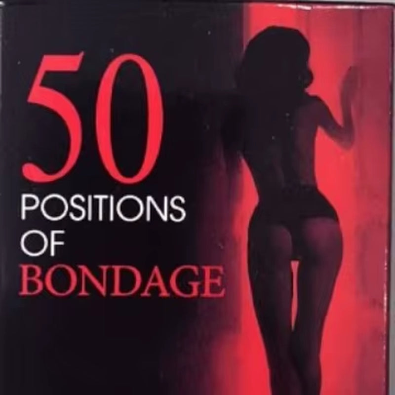 Lendgogo Customized Adult Toy Cards with 50 Different Bedroom Commands, Couple Games, Sex Position Cards, Fun Cards