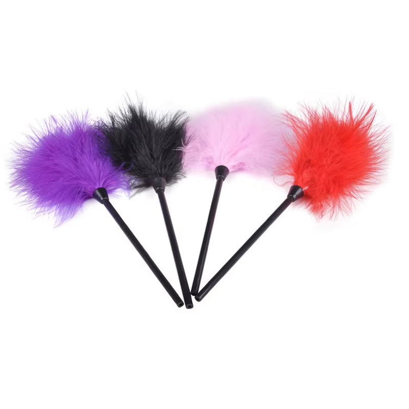 Bdsm Tease Feather Tickler Soft Erotic Sex Game Toy for Couples Adult Party Valentines Gift Flirt Bondage Gear