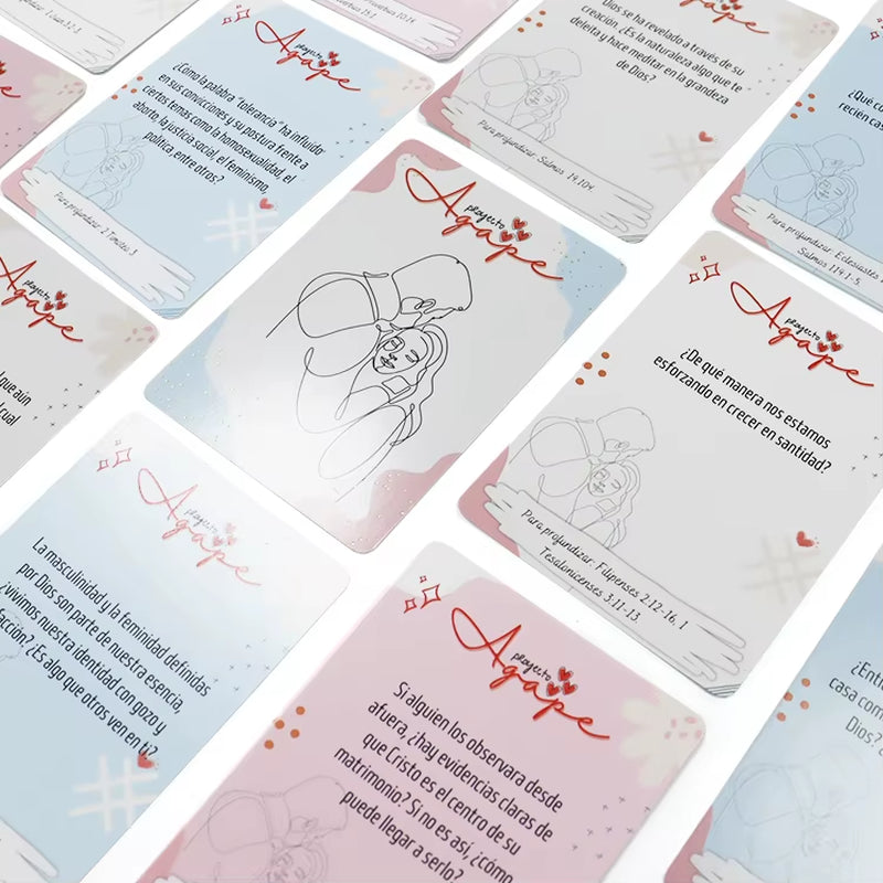 Factory Wholesale Card Game Custom Printing Design LOGO Pink Magnetic Box Adult Card Games with Specification