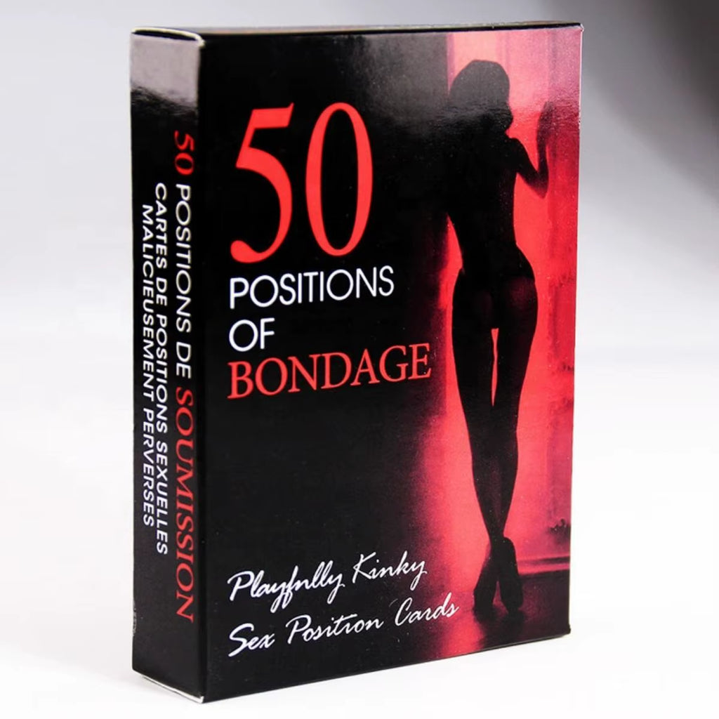 50 Positions of Bondage Cards BDSM Sex Toys for Adult Game Sexy Nude Couple Bed Games Card Exotic Sex Playing Games Board Cards